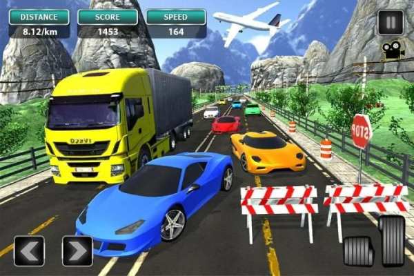 Real Traffic Simulator - Highway Racing 2019 स्क्रीनशॉट 2