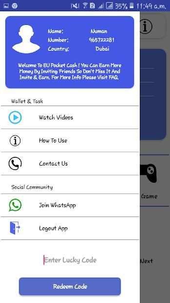 EM-Pocket Cash screenshot 1