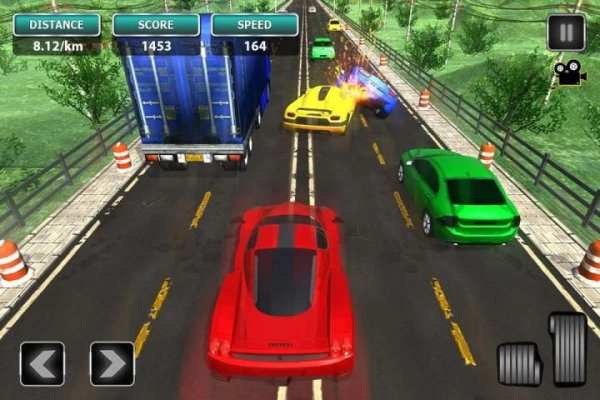 Real Traffic Simulator - Highway Racing 2019 स्क्रीनशॉट 3