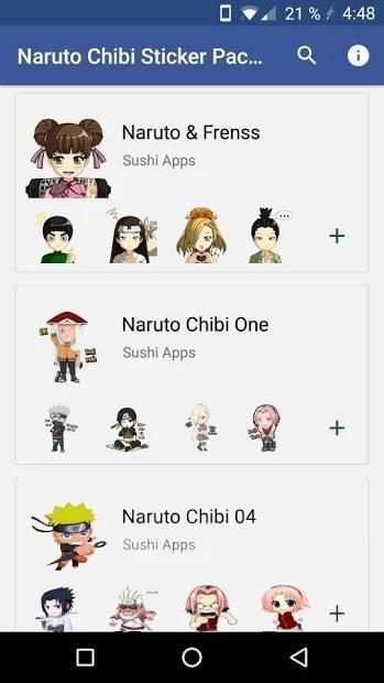 Naruto Chibi WAStickerApps स्क्रीनशॉट 2