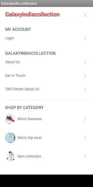 Galaxyindiacollection screenshot 2