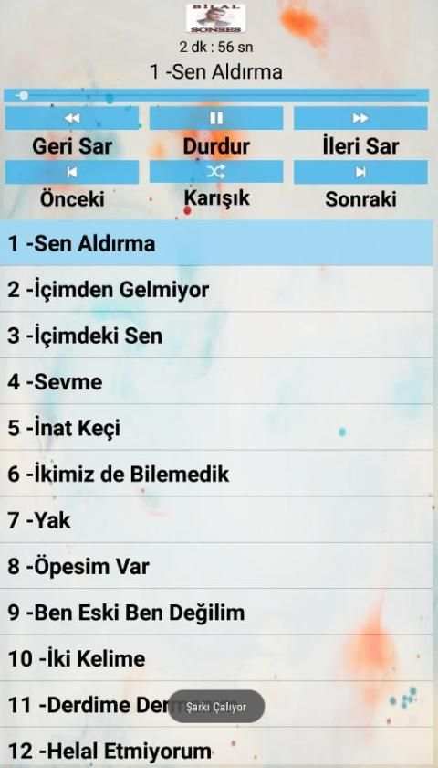 Bilal SONSES Şarkıları (İnternetsiz) screenshot 3