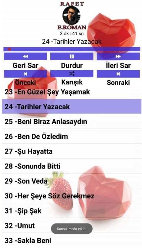 Rafel El ROMAN Şarkıları(İnternetsiz 40 Şarkı) screenshot 1