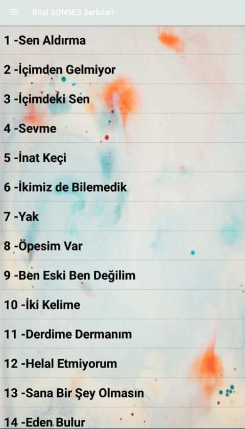 Bilal SONSES Şarkıları (İnternetsiz) screenshot 5