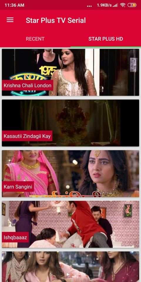 Star plus India TV Serial screenshot 1