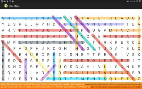 Grille de Mots Mêlés / Cachés screenshot 1