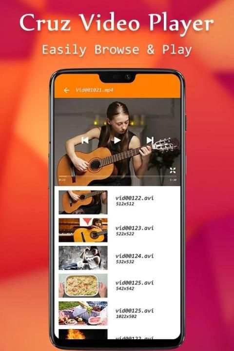Cruz Video Player : Music Video Player screenshot 4