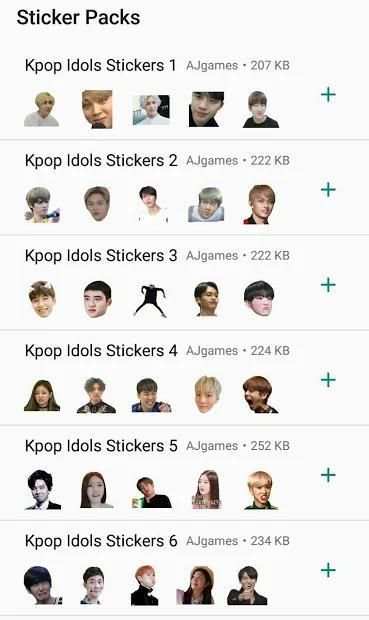 K-Pop Stickers Whatsapp screenshot 2