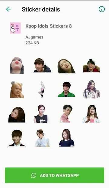 K-Pop Stickers Whatsapp screenshot 1