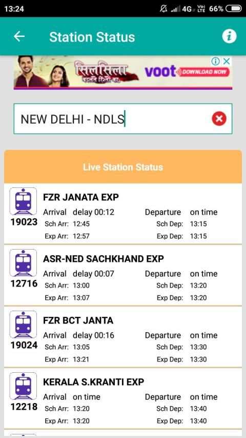 Live Train Running Status screenshot 1