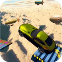 Super Mega Ramp Stunt-Impossible Racing Car Game
