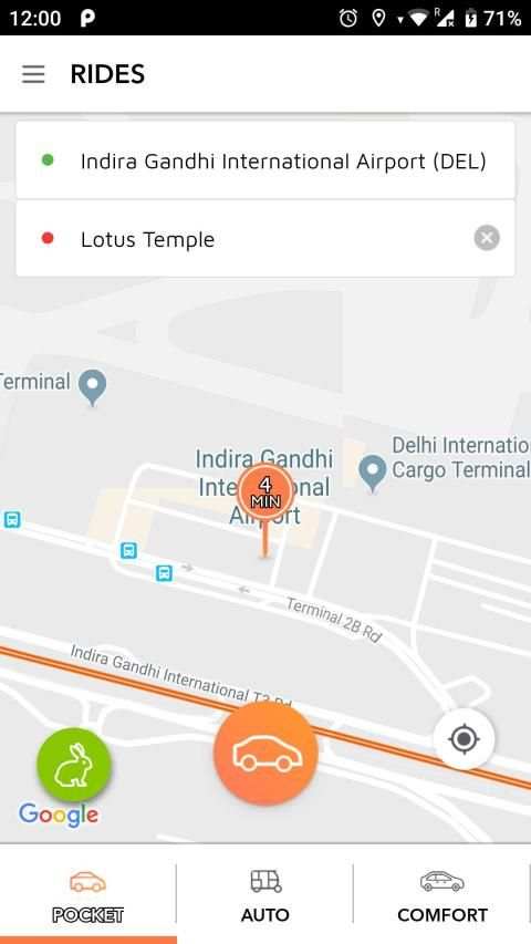 Book Cabs Pocket App screenshot 3