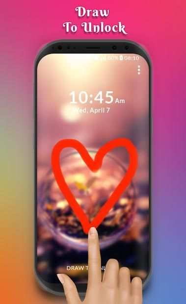 Finger Signature Lock Screen स्क्रीनशॉट 2