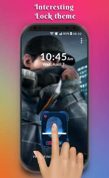 Finger Signature Lock Screen screenshot 1