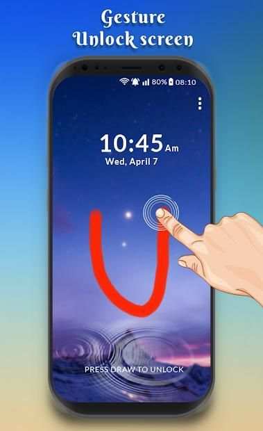 Finger Signature Lock Screen स्क्रीनशॉट 3