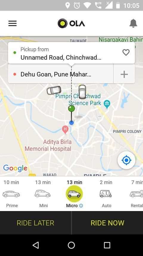 How to Book Ola screenshot 2
