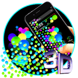 3D Neon Ball Gravity Launcher Theme* आइकन