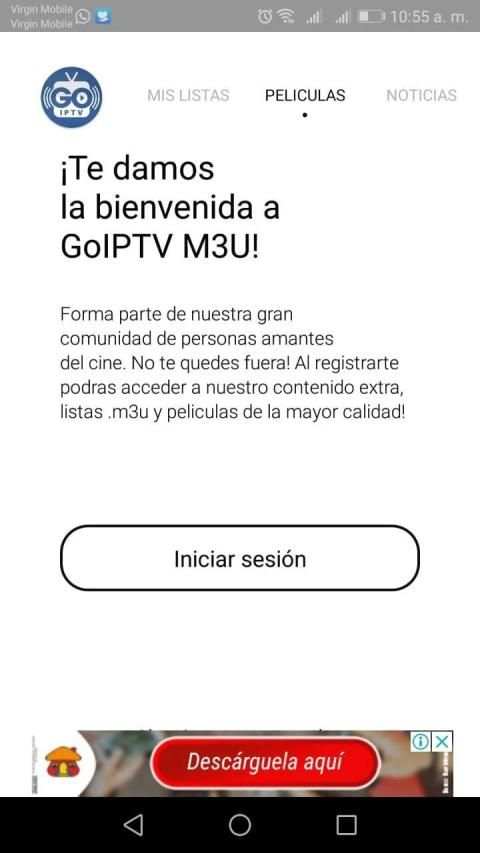 GoIPTV M3U screenshot 2