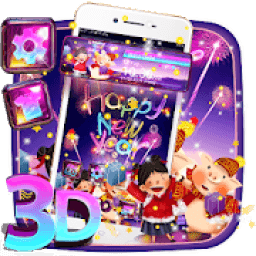 ikon 3D Pig Glass Tech Theme*