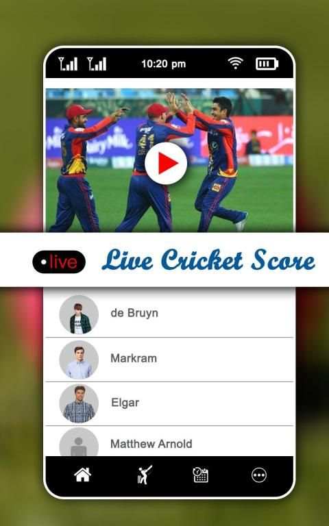 Live Cricket Score screenshot 1