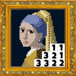 ikon Famous Paintings Pixel Art - Color by Number