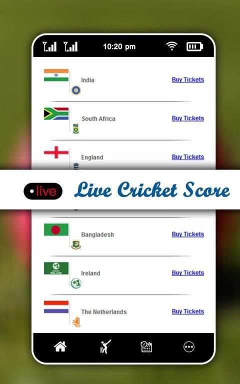 Live Cricket Score स्क्रीनशॉट 4