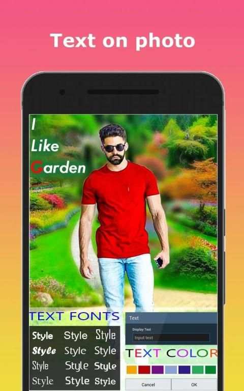 Garden Photo Editor - Garden Photo Frames screenshot 4