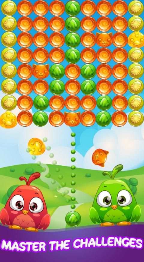 Candy Bird papa crush bubble स्क्रीनशॉट 2