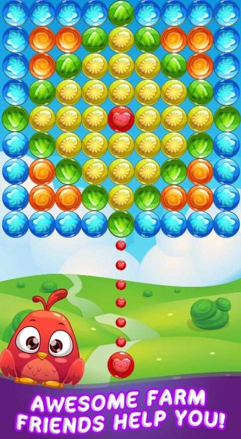 Candy Bird papa crush bubble स्क्रीनशॉट 3