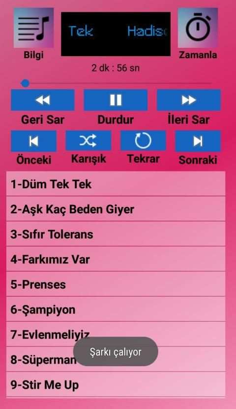 Hadise Şarkıları (İnternetsiz - 40 Şarkı) screenshot 7