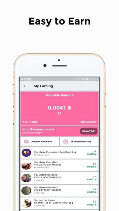 Rewardio - Status Saver and Earning App स्क्रीनशॉट 5