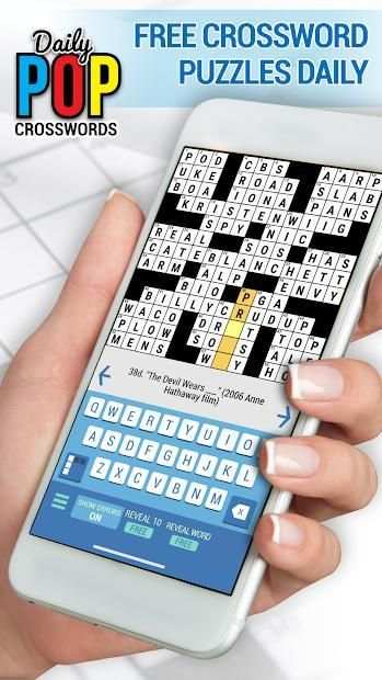 Daily POP Crosswords: Free Daily Crossword Puzzle स्क्रीनशॉट 1