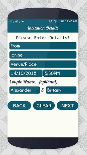 Invitation Card Maker : Invitation Maker screenshot 1