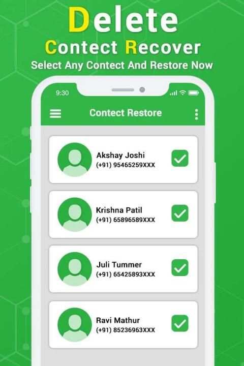 Recover deleted contacts screenshot 4