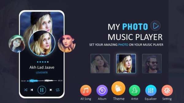 My Photo Music Player : Music Player screenshot 2