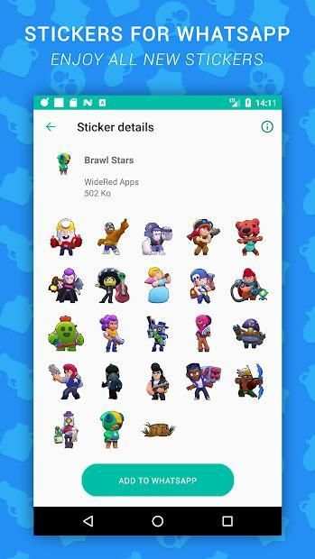 Stickers Brawl Stars for Whatsapp - WAStickerApps screenshot 2