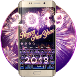 ikon Happy New Year 2019 Keyboard