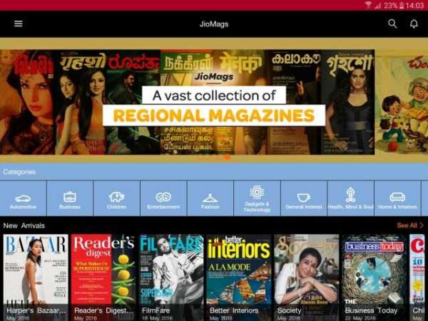 JioMags - Digital Magazines screenshot 11