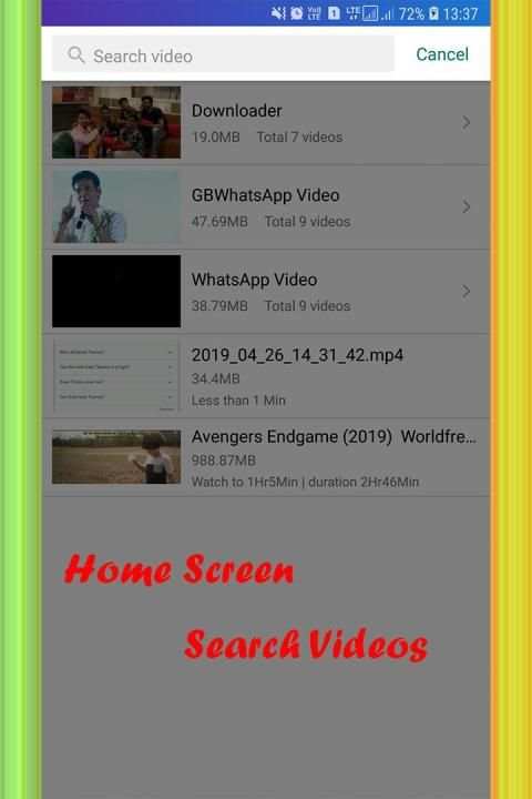 JX Video Player 2019 - Media Player स्क्रीनशॉट 4
