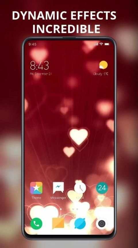 Full screen love live wallpaper | beautiful स्क्रीनशॉट 3