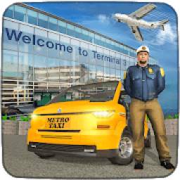City Traffic Taxi Car Driving: Airport Taxi Games