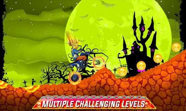 Ghost Bike Rider - Death Stunt Game स्क्रीनशॉट 10