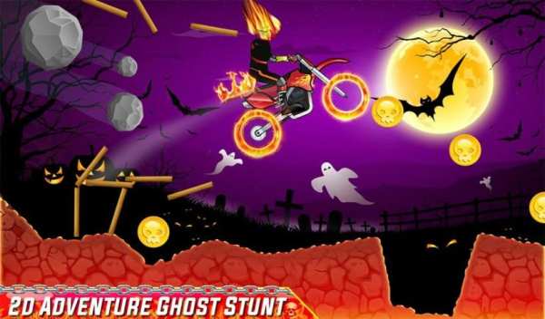 Ghost Bike Rider - Death Stunt Game स्क्रीनशॉट 4