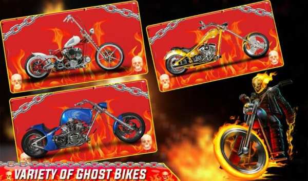 Ghost Bike Rider - Death Stunt Game स्क्रीनशॉट 3