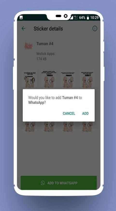 Stiker Meme Tuman Untuk WhatsApp - WAStickerApps screenshot 2