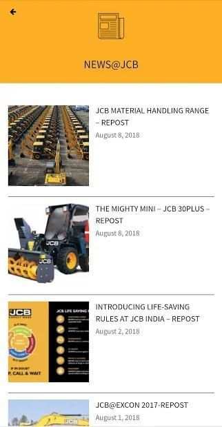 JCB SAMPARK स्क्रीनशॉट 4