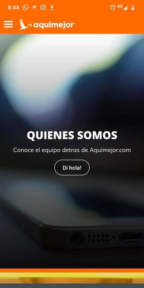 Aquimejor.com screenshot 1
