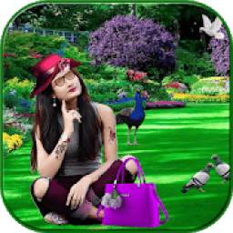 Garden Photo Frame : Photo Editor