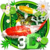 3D Koi Fish Bamboo Theme*