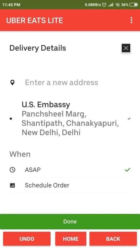 Lite for Uber Eats screenshot 1